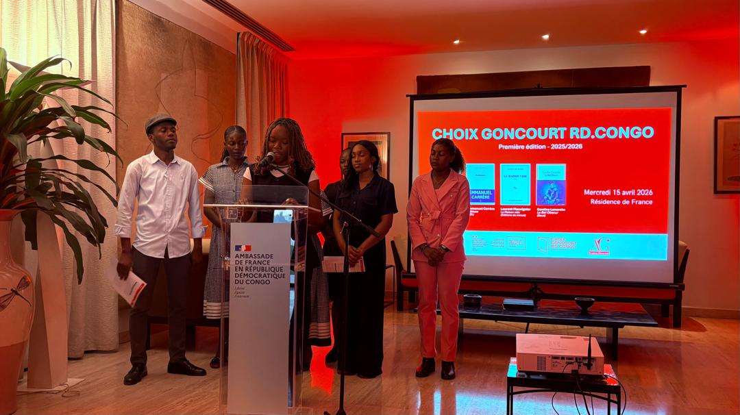 Choix Goncourt RDC – Remise du prix – 15 avril 2026