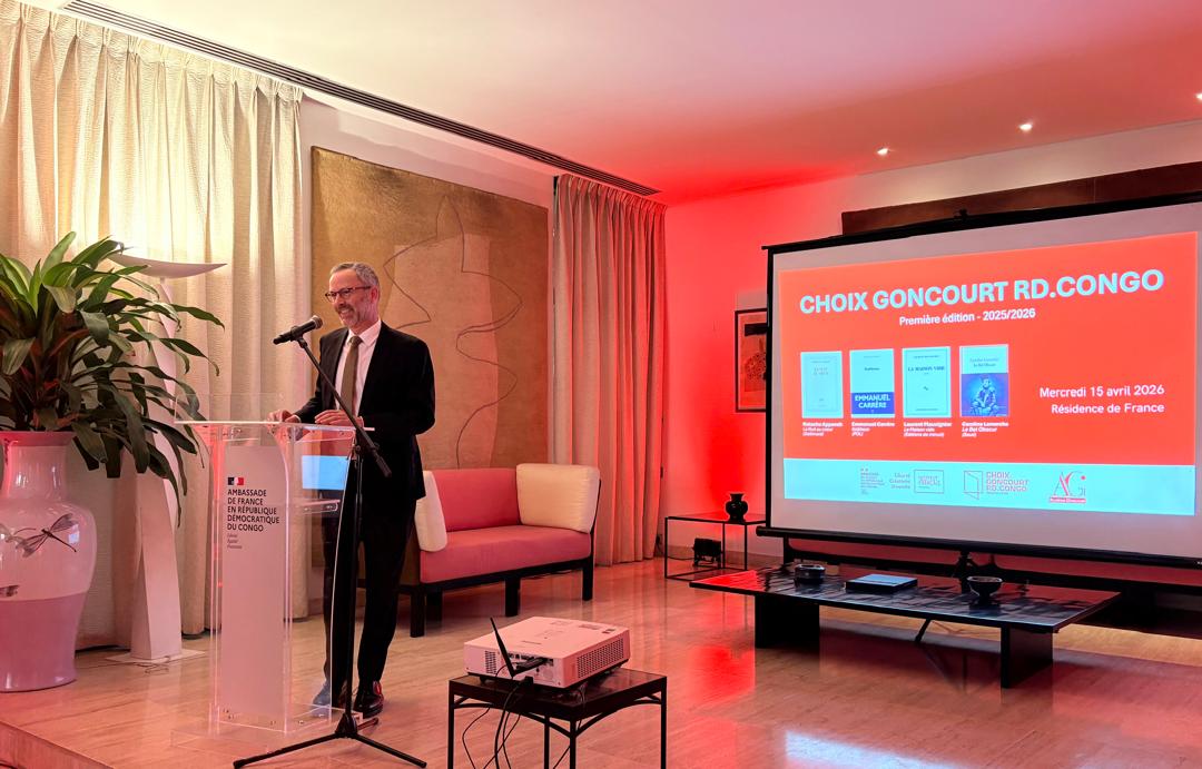 Choix Goncourt RDC – Remise du prix – 15 avril 2026